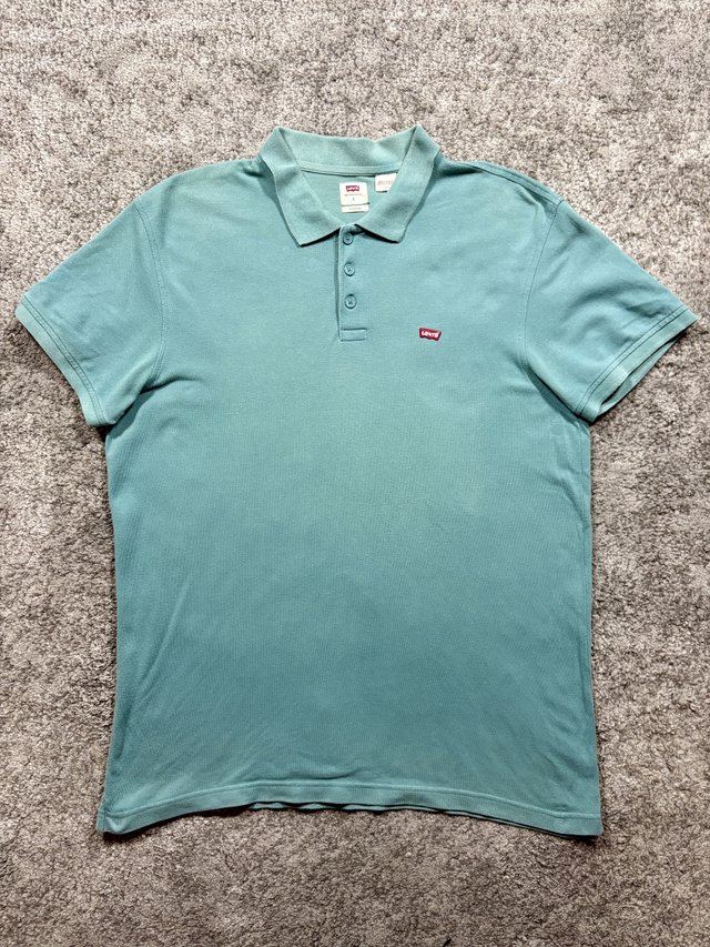 Polo Levi's Standard verde agua talla L