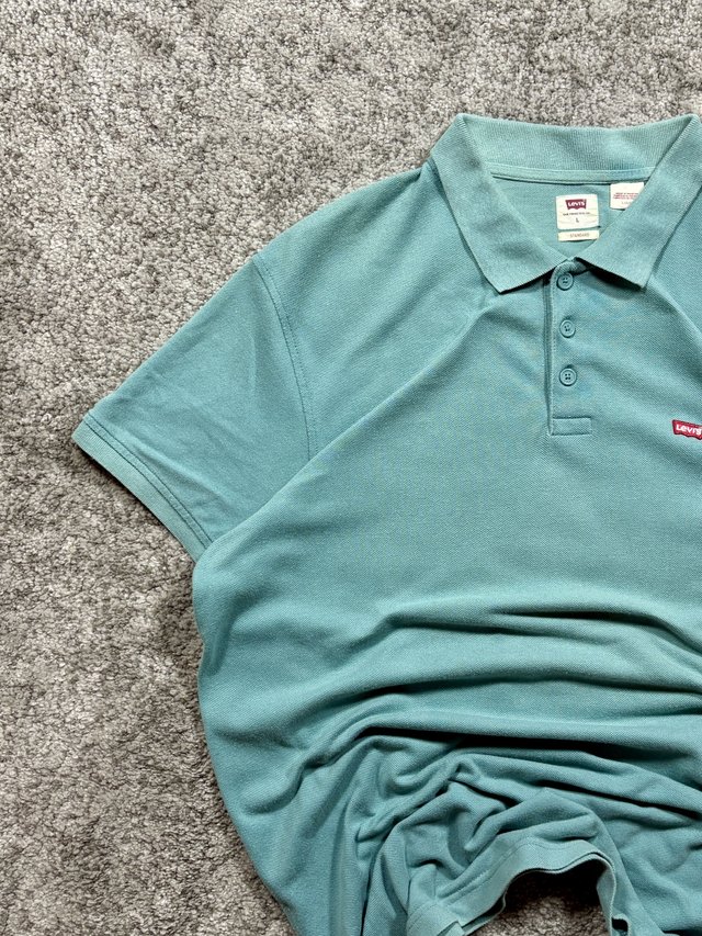 Polo Levi's Standard verde agua talla L