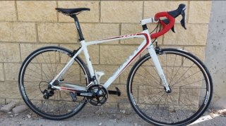 Bicicleta Giant TCR Blanca Roja