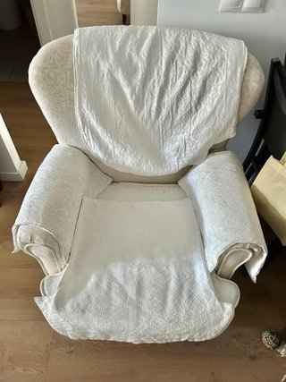Sillón El Corte Inglés tela beige