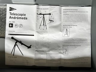 Telescopio Andrómeda El Corte Inglés