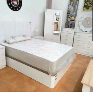 Canapé abatible madera y tela