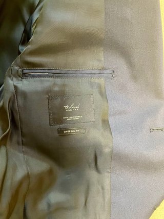 Americana azul marino talla XS 34 mango chico