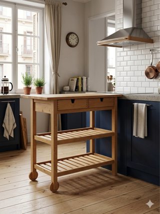Mueble auxiliar cocina madera