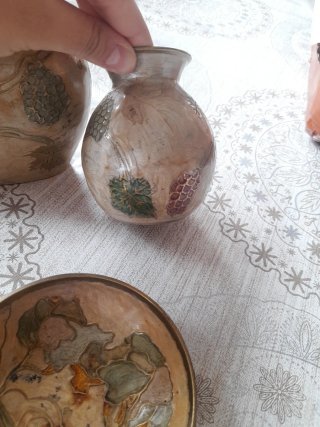 Lote de 3 jarrones decorativos