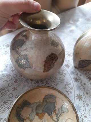 Lote de 3 jarrones decorativos
