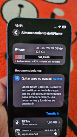 iPhone 13 mini-128 gb-89% bateria