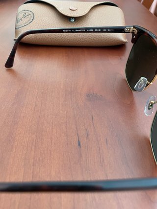 Óculos Ray-Ban Clubmaster Torto Dourado