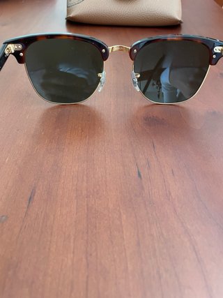 Óculos Ray-Ban Clubmaster Torto Dourado