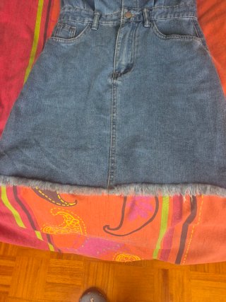Vestido vaquero corto
