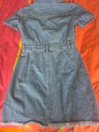 Vestido vaquero corto