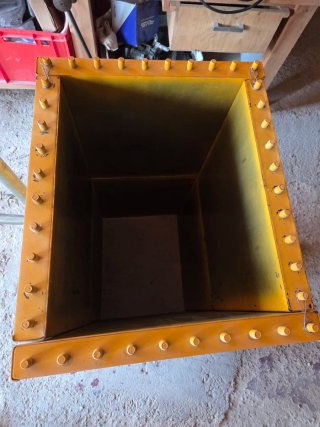 Chapa de encofrado metálica