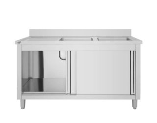 Mueble Fregadero Industrial 2 Senos