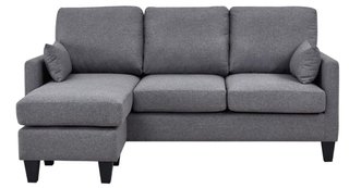 Sofá Cama Chaise Longue Reversible Gris