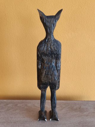 Bestia de Bray Road Figura Madera. Hombre lobo.