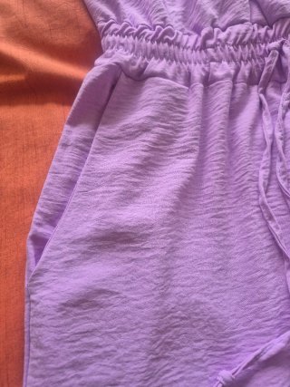 Buzo de verano morado talla única