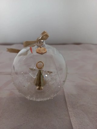 Bola Navidad 2022 Ángel Cristal