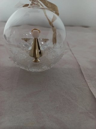 Bola Navidad 2022 Ángel Cristal