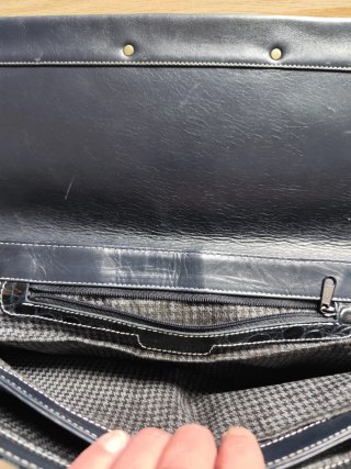 Borsa Moschino Pelle Nera Vintage