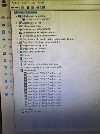 PC Gaming Ryzen 5 5600X RTX 1650 4GB
