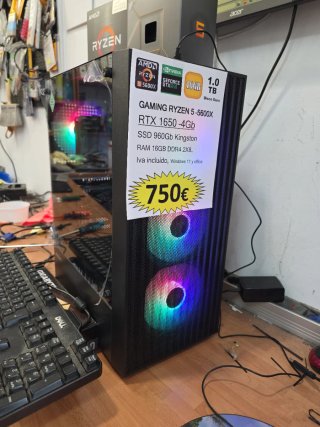 PC Gaming Ryzen 5 5600X RTX 1650 4GB