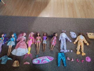 Lote, bebe llorones, belies, Disney, barbie, bebes