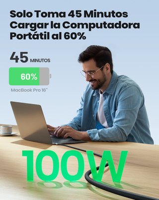 Cable USB C a USB C 100W 2m