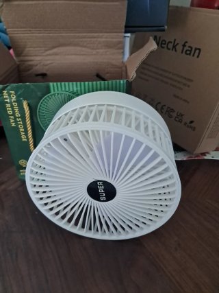 Ventilatore USB Ricaricabile Bianco