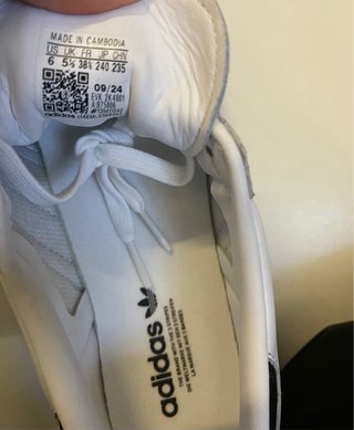 Adidas Samba Bianche Nere Tg 38.5
