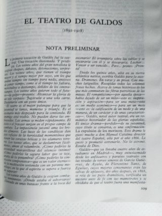 Obra de Benito Pérez Galdós Cuentos Teatro Censo