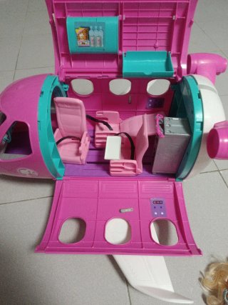 Avión Barbie Rosa