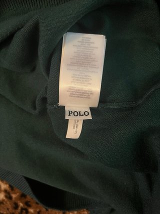 Maglione Ralph Lauren Mezza Zip Verde L