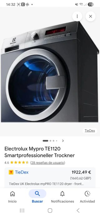 Secadora Electrolux MyPro