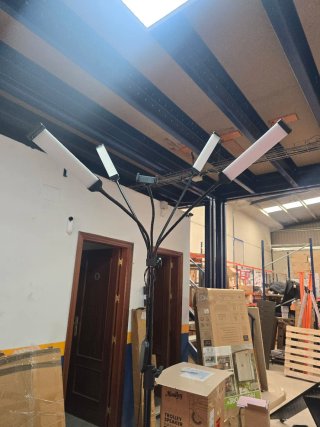 Lámpara de pie LED para fotografía 4 lamparas movi