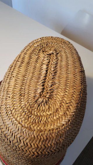 Borsa vimini con tracolla