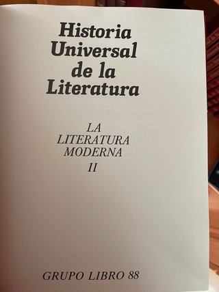 Historia Universal de la Literatura (10 tomos)