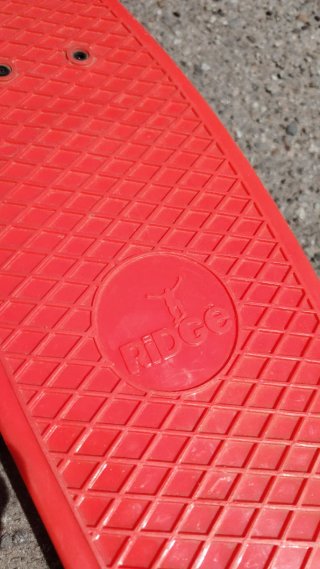 Skateboard Ridge Mini Cruiser Rosso