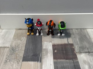 Pack 4 Muñecos Patrulla Canina