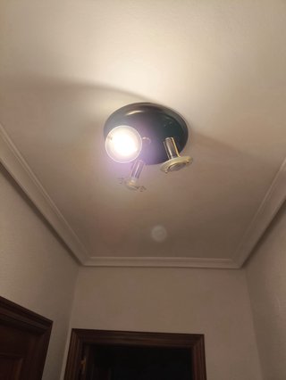 Lámpara de techo con 3 focos