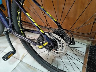 Bicicleta BH Azul y Amarilla Spike 2.0