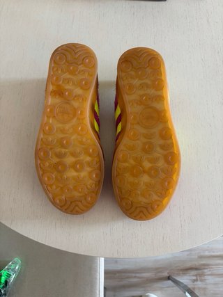 Adidas Gazelle Indoor Morado y Amarillo