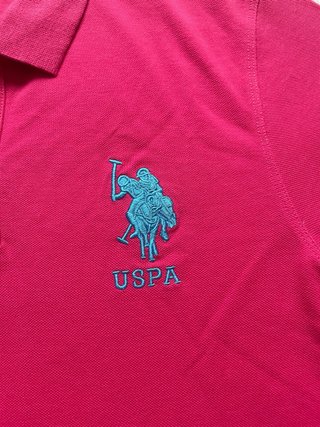 Polo U.S. Polo Assn. Fucsia Talla M