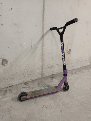 Patinete freestyle morado