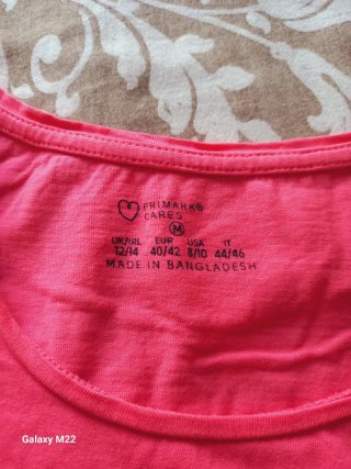 Pijama corto rosa Primark
