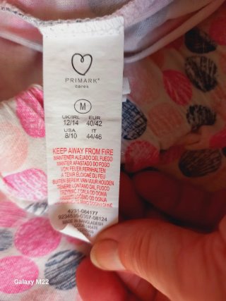 Pijama corto rosa Primark