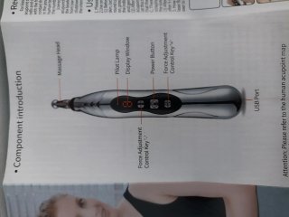 Pluma Masaje Meridian Xindefeng Carga USB