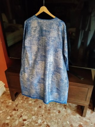 Blazer y pantalón azul