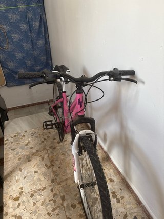 Bicicleta rosa nueva