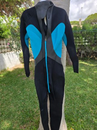 Traje de neopreno Tribord azul y negro