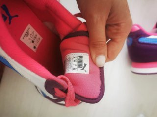 Zapatillas Puma Rosa y Morado